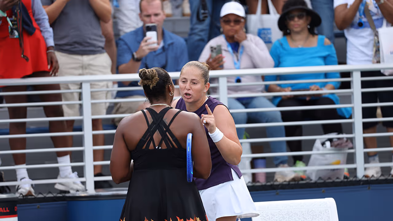 Jelena Ostapenko and Taylor Townsend
