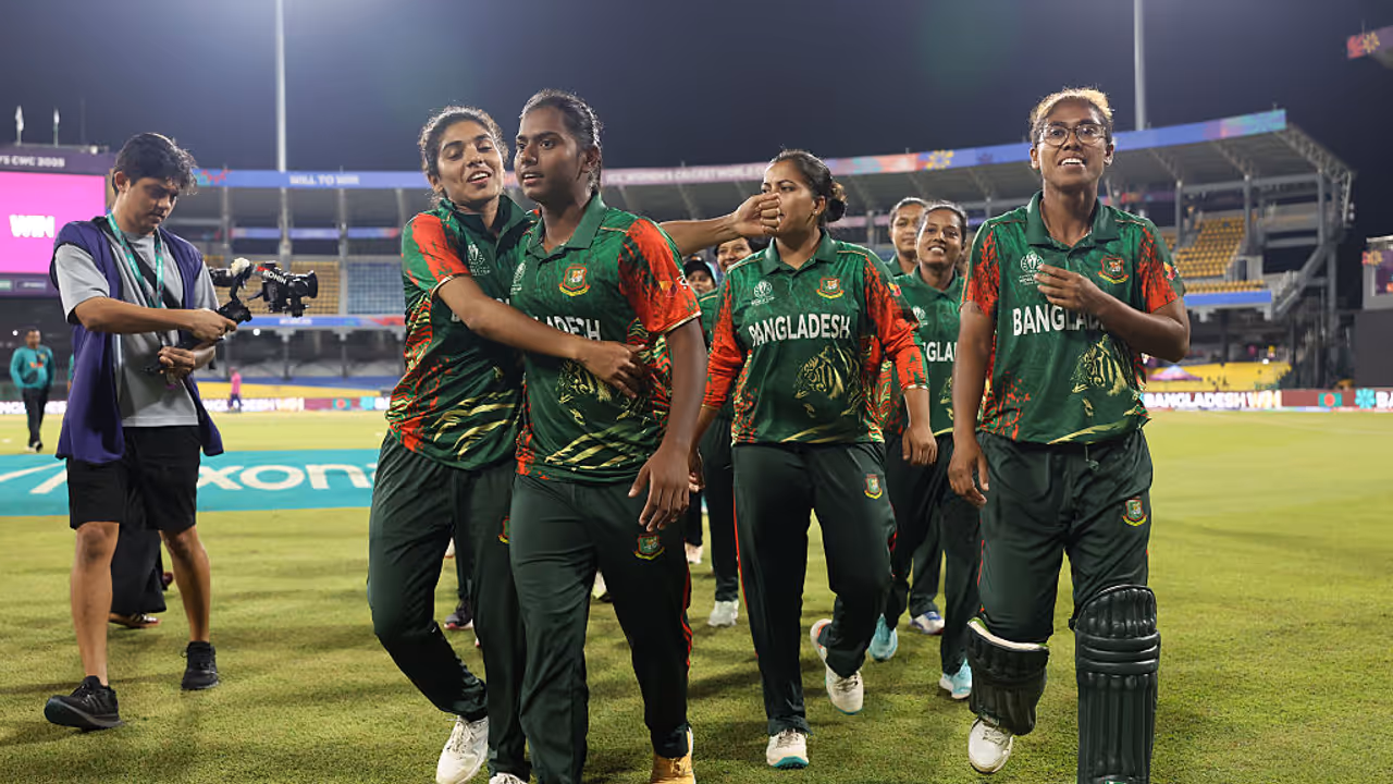 Bangladesh defeat Pakistan in the Women's World Cup 2025