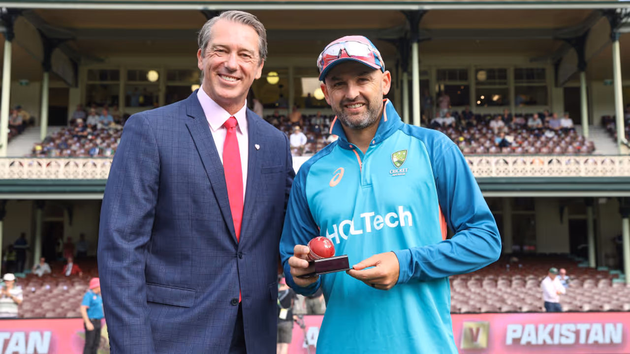 Glenn McGrath and Nathan Lyon Glenn McGrath and Nathan Lyon