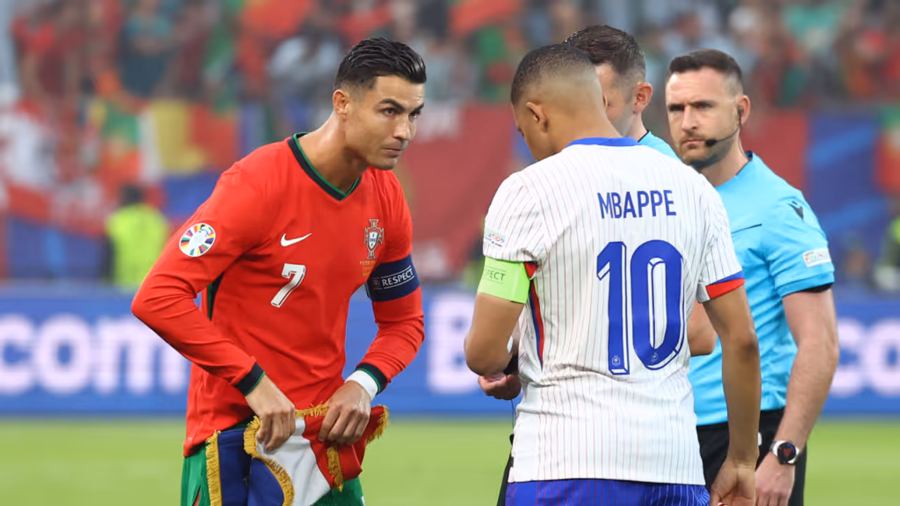 Cristiano Ronaldo and Kylian Mbappe Cristiano Ronaldo and Kylian Mbappe