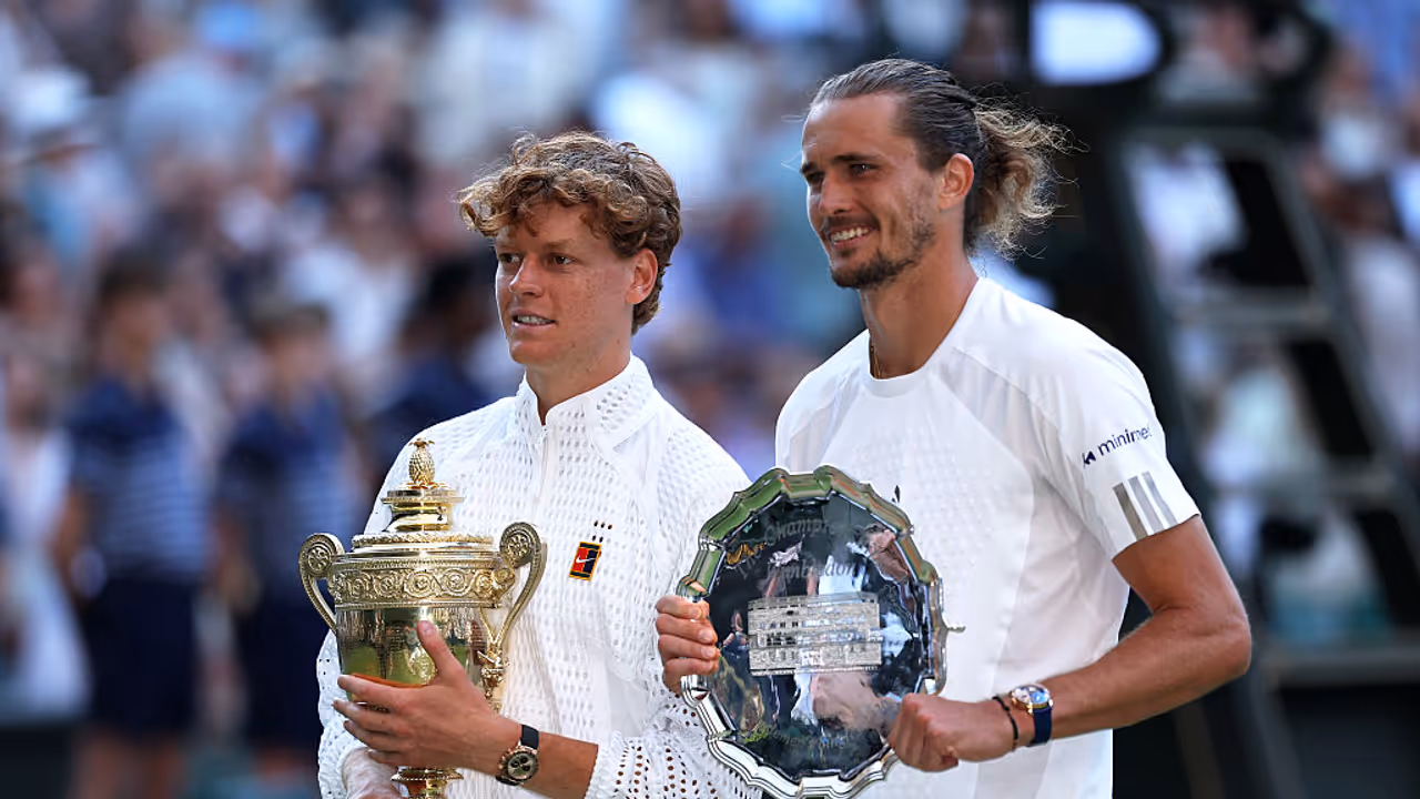 Jannik Sinner and Alexander Zverev Jannik Sinner and Alexander Zverev