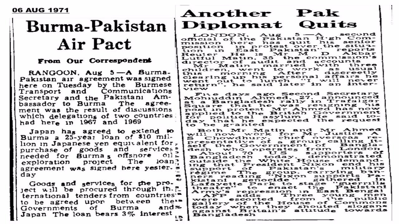 Indian Army Shares News Clipping of 1971 Bangladesh Liberation War