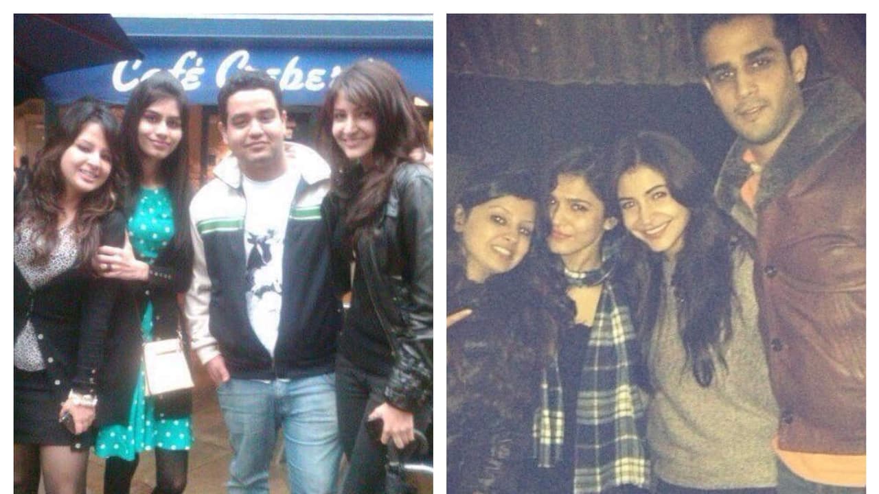 Anushka Sharma and Sakshi Dhoni Anushka Sharma and Sakshi Dhoni