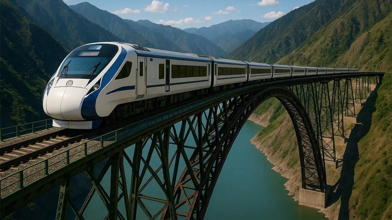 Chenab rail bridge facts