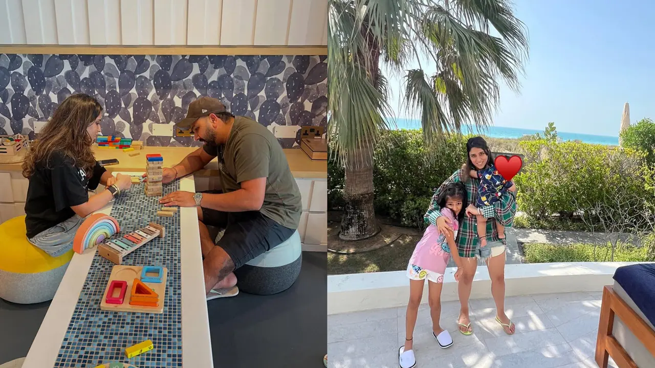 Rohit Sharma family vacation in Dubai Rohit Sharma family vacation in Dubai