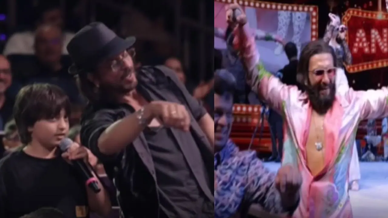 shahrukh khan ranveer singh in anant ambani radhika wedding shahrukh khan ranveer singh in anant ambani radhika wedding