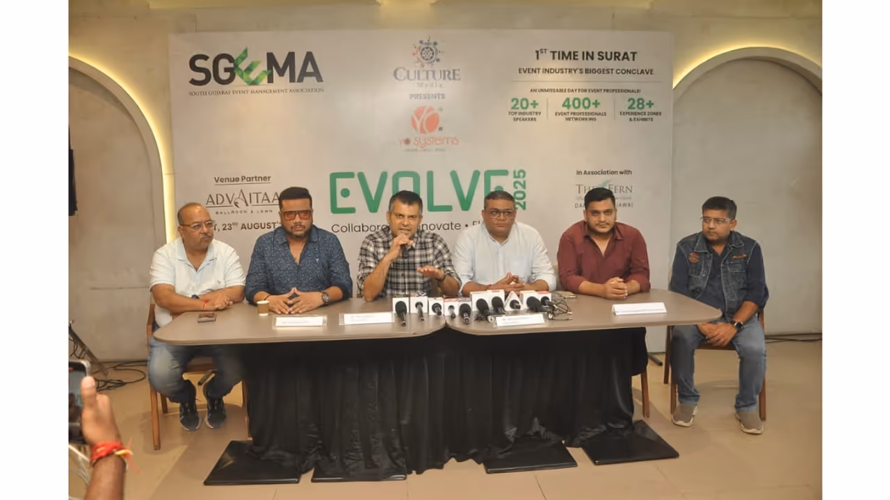 Surat’s First Event Conclave: 500+ Experts Unite to Shape India’s Event Future Surat’s First Event Conclave: 500+ Experts Unite to Shape India’s Event Future