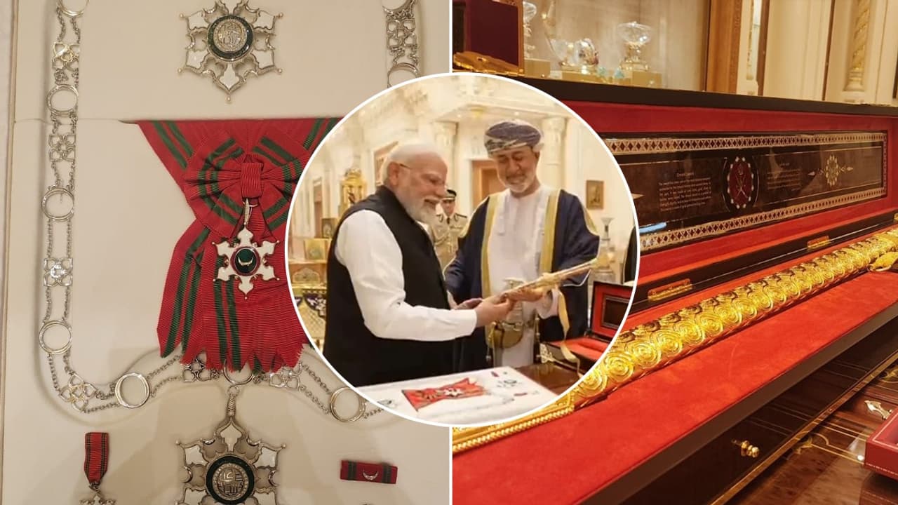 PM Modi Honoured With Oman’s Highest Civilian Award PM Modi Honoured With Oman’s Highest Civilian Award
