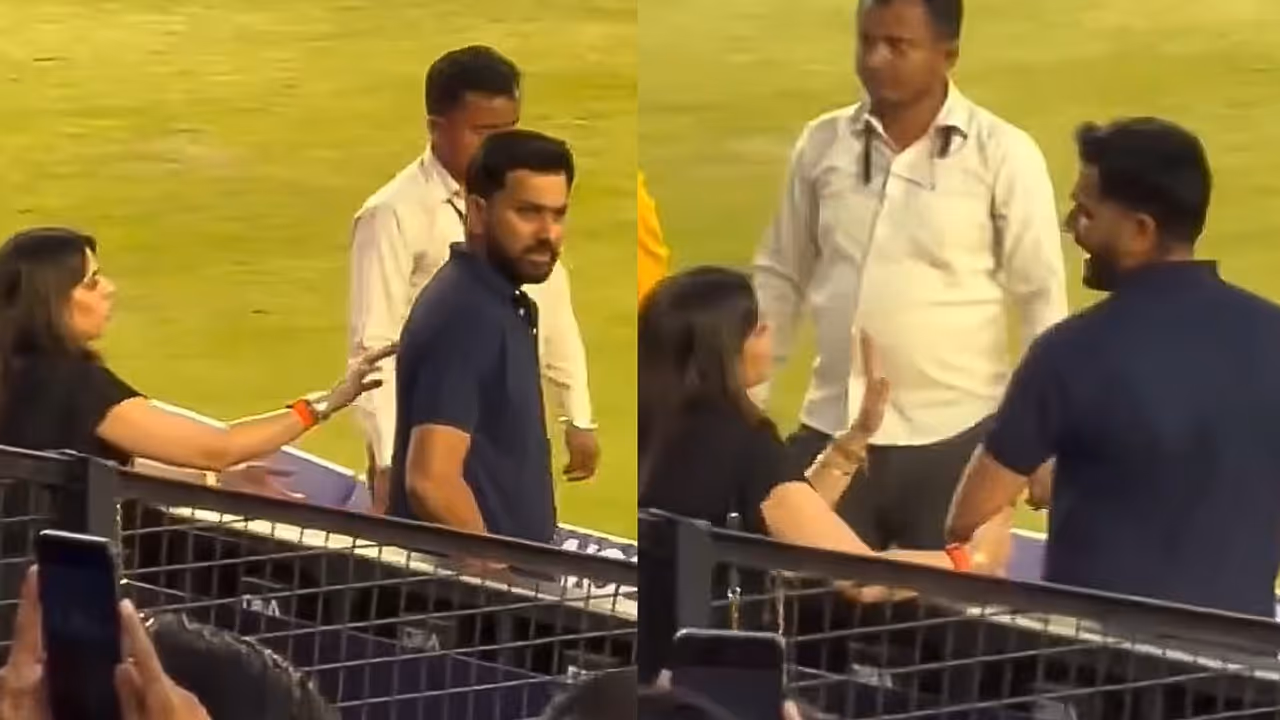Rohit Sharma and Ritika Sajdeh caught fighting after Team India won T20 World Cup final Rohit Sharma and Ritika Sajdeh caught fighting after Team India won T20 World Cup final