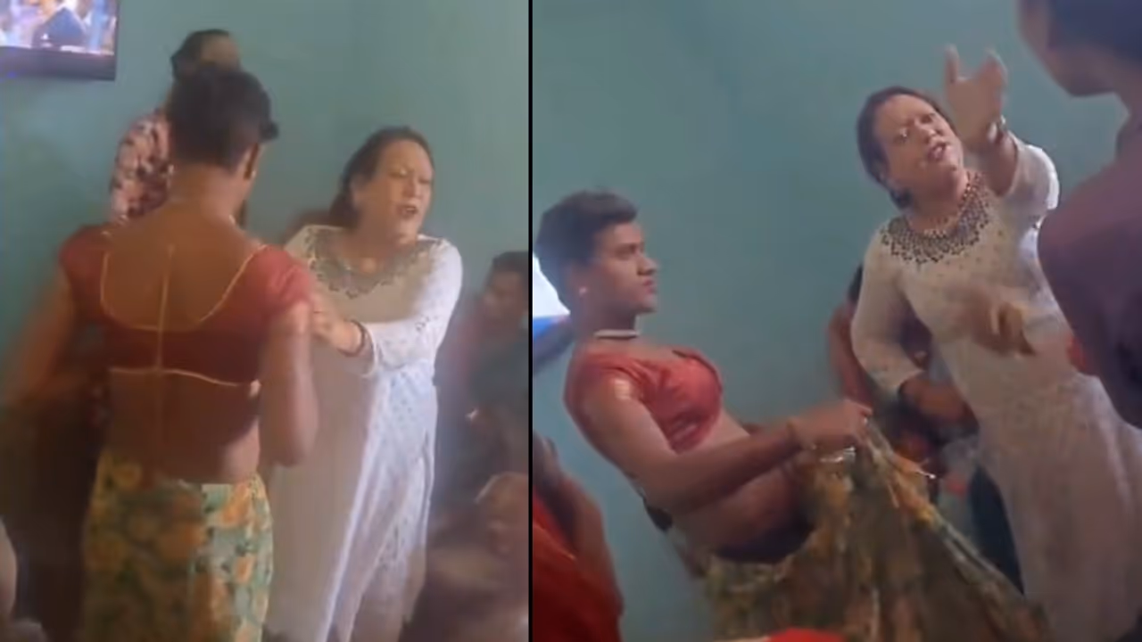 MP Wedding Drama: Men Allegedly Posing as Kinnars Exposed, Beaten in Viral Video | WATCH MP Wedding Drama: Men Allegedly Posing as Kinnars Exposed, Beaten in Viral Video | WATCH