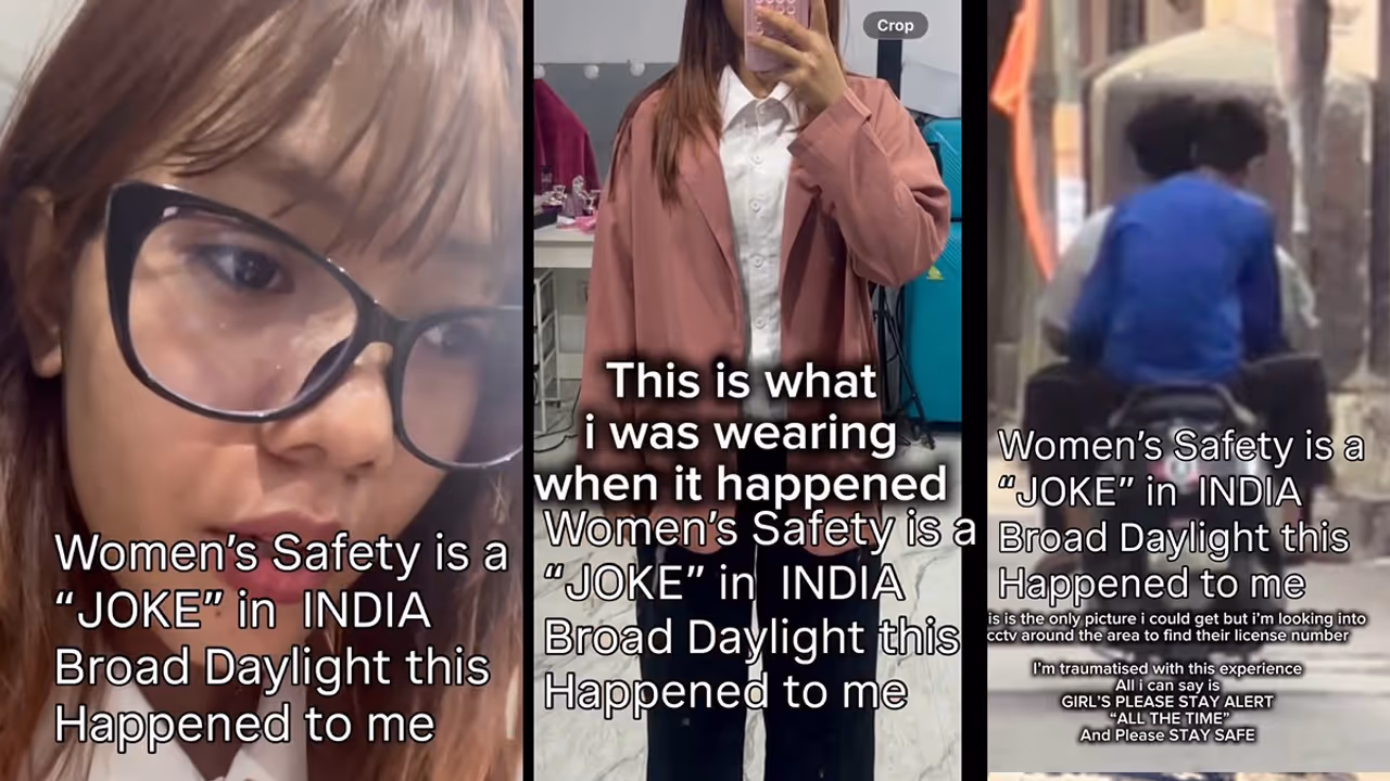 Viral Video | 'Slapped My...': Delhi Woman Alleges Harassment by Scooter Riders in Broad Daylight (WATCH) Viral Video | 'Slapped My...': Delhi Woman Alleges Harassment by Scooter Riders in Broad Daylight (WATCH)