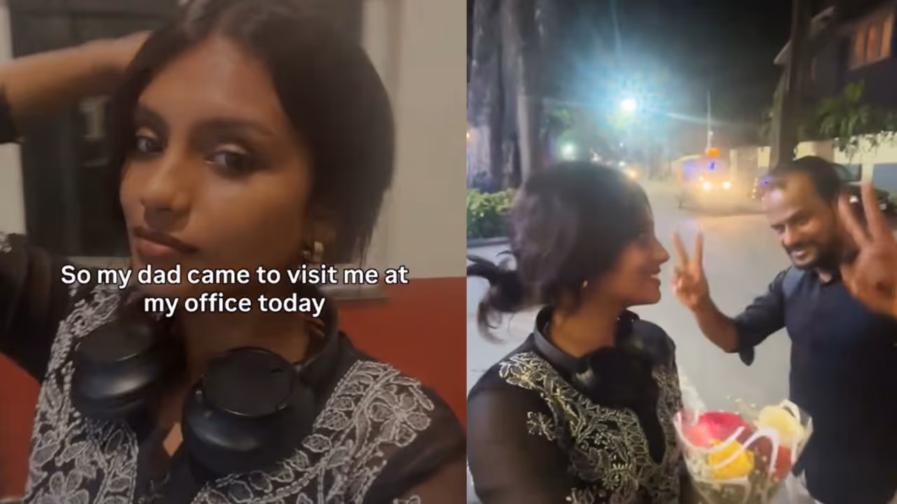 Father’s Sweet Gesture After Daughter’s First Job Leaves Internet in Tears | WATCH Viral Video Father’s Sweet Gesture After Daughter’s First Job Leaves Internet in Tears | WATCH Viral Video