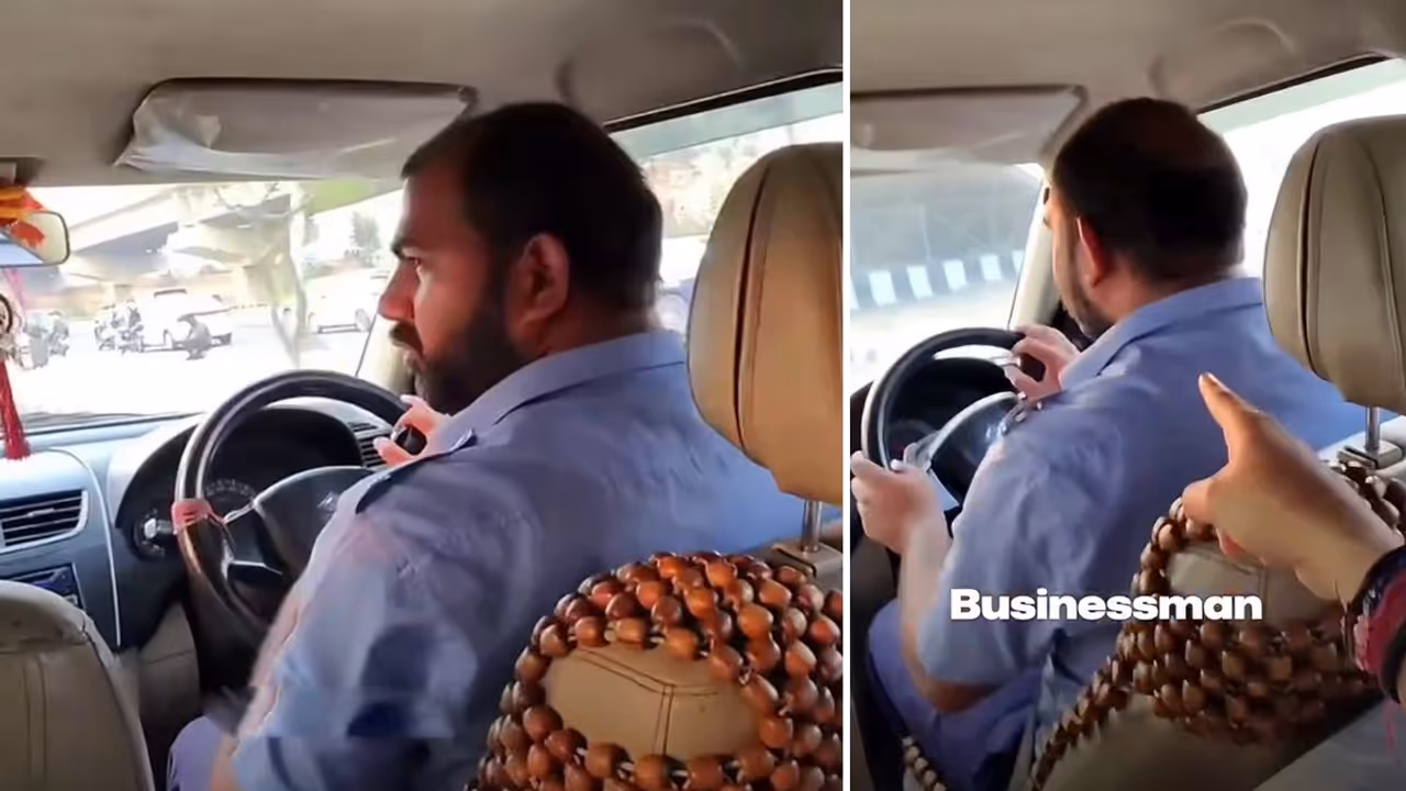 Gurugram CEO's Conversation With Cab Driver Earning Rs 1 Lakh Monthly Goes Viral (WATCH VIDEO) Gurugram CEO's Conversation With Cab Driver Earning Rs 1 Lakh Monthly Goes Viral (WATCH VIDEO)