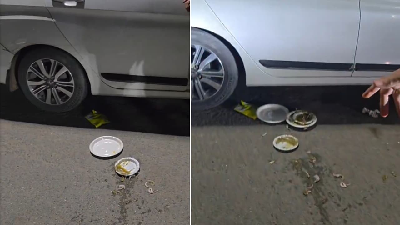 'Tere Baap Ka Road Hai?': Delhi Family Caught Littering, Confrontation Goes Viral (WATCH VIDEO) 'Tere Baap Ka Road Hai?': Delhi Family Caught Littering, Confrontation Goes Viral (WATCH VIDEO)