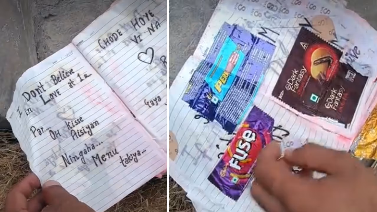 WATCH Viral Video: Rain Drenched Diary Filled With Memories Found, Stranger's Appeal Wins Hearts WATCH Viral Video: Rain Drenched Diary Filled With Memories Found, Stranger's Appeal Wins Hearts