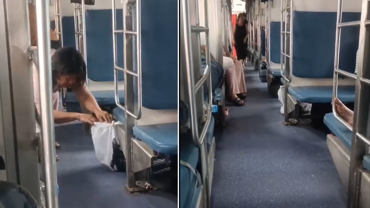 Viral Video Shows Spotless Kolkata–Sairang Sleeper Coach, Earns Massive Praise | WATCH Viral Video Shows Spotless Kolkata–Sairang Sleeper Coach, Earns Massive Praise | WATCH