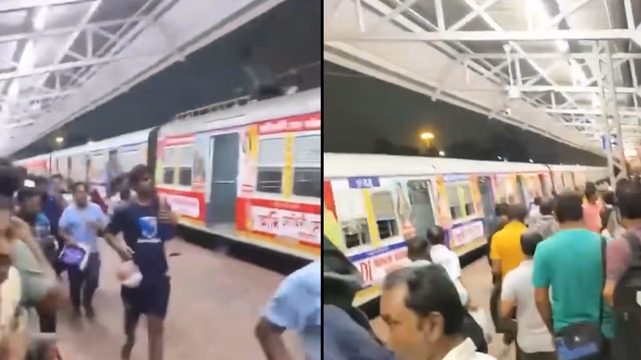 Kolkata Viral Video: Sparks, Smoke And Chaos After Overhead Wire Snaps At Dakshineswar Railway Station | WATCH Kolkata Viral Video: Sparks, Smoke And Chaos After Overhead Wire Snaps At Dakshineswar Railway Station | WATCH