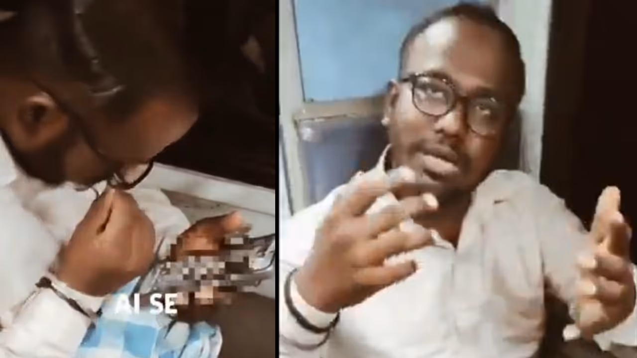 Caught On Camera: Man Secretly Photographs Woman on Train, Allegedly Uses AI to Create Obscene Images Caught On Camera: Man Secretly Photographs Woman on Train, Allegedly Uses AI to Create Obscene Images