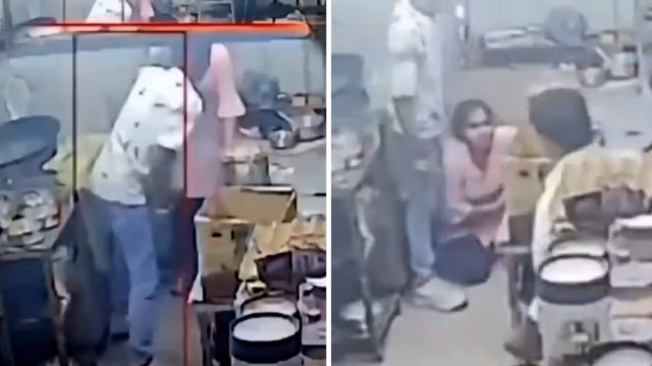 Jabalpur: Man Stabs Co Worker 4 Times, Calmly Resumes Work; Chilling Viral Murder Video Emerges | WATCH Jabalpur: Man Stabs Co Worker 4 Times, Calmly Resumes Work; Chilling Viral Murder Video Emerges | WATCH