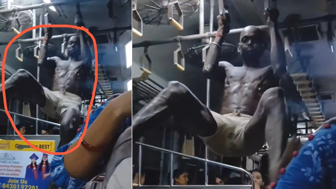 West Bengal SHOCKER! Shirtless Man Enters Ladies’ Coach, Performs Stunts; Viral Video Sparks Safety Row West Bengal SHOCKER! Shirtless Man Enters Ladies’ Coach, Performs Stunts; Viral Video Sparks Safety Row