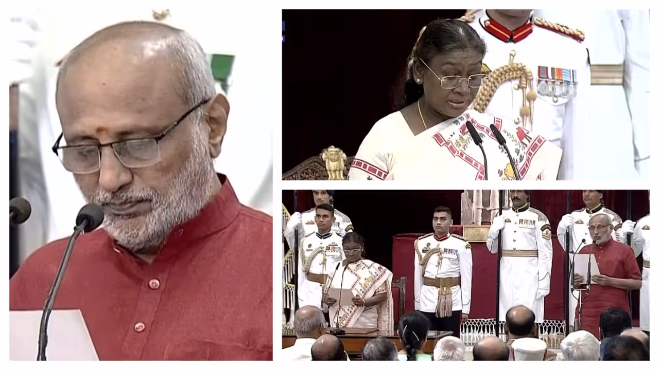 C P radhakrishnnan vice president of india