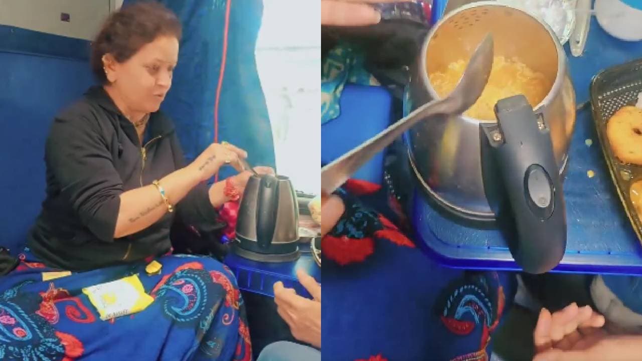 Viral Video Shows Woman Cooking in Train Railways Issues Stern Warning