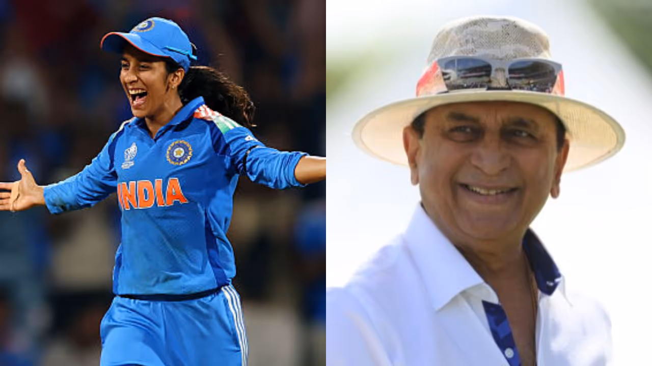 Jemimah Rodrigues and Sunil Gavaskar