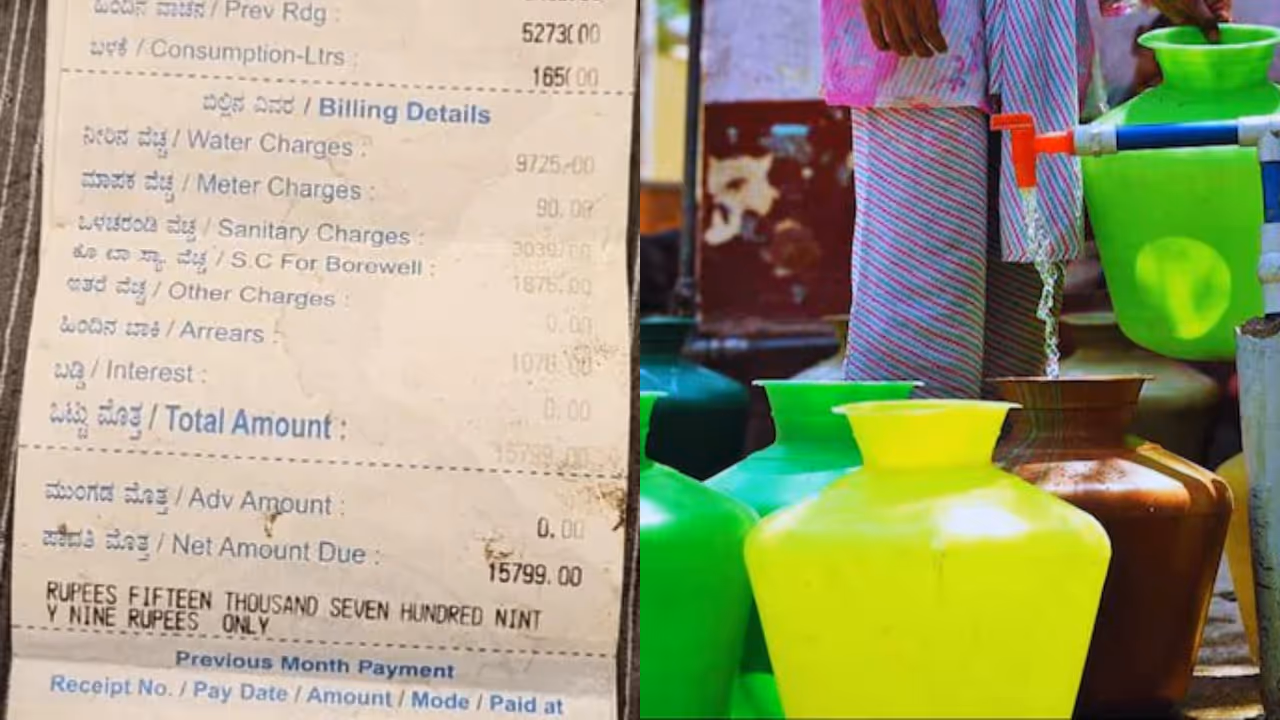 Bengaluru Water Bill