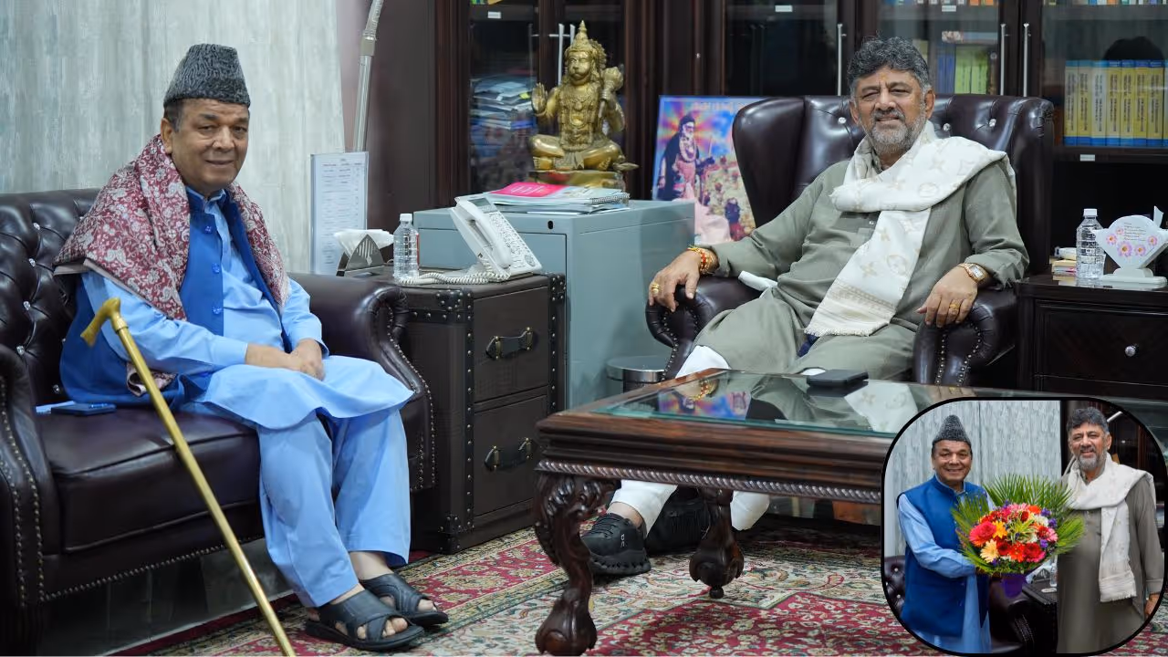 DK Shivakumar met Jammu Speaker