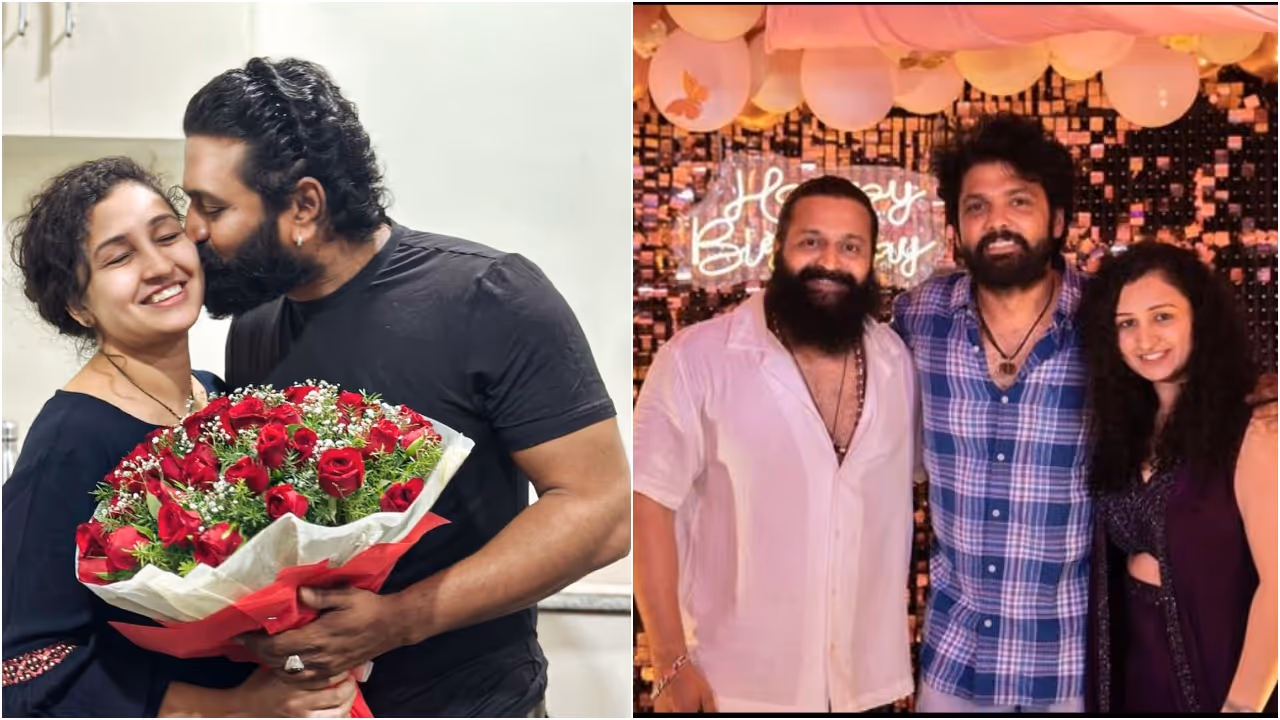 Rishab Shetty Pragathi Shetty 