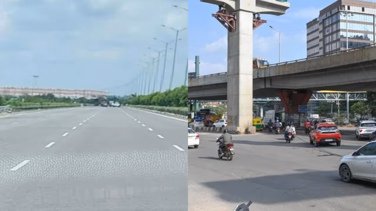 Viral post comparing Hyderabad and Bengaluru ORR sparks debate