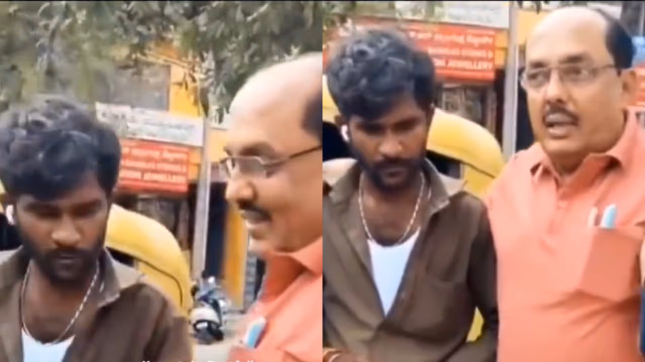 Bengaluru auto driver Raja returns lost cash filled bag to passenger Bengaluru auto driver Raja returns lost cash filled bag to passenger
