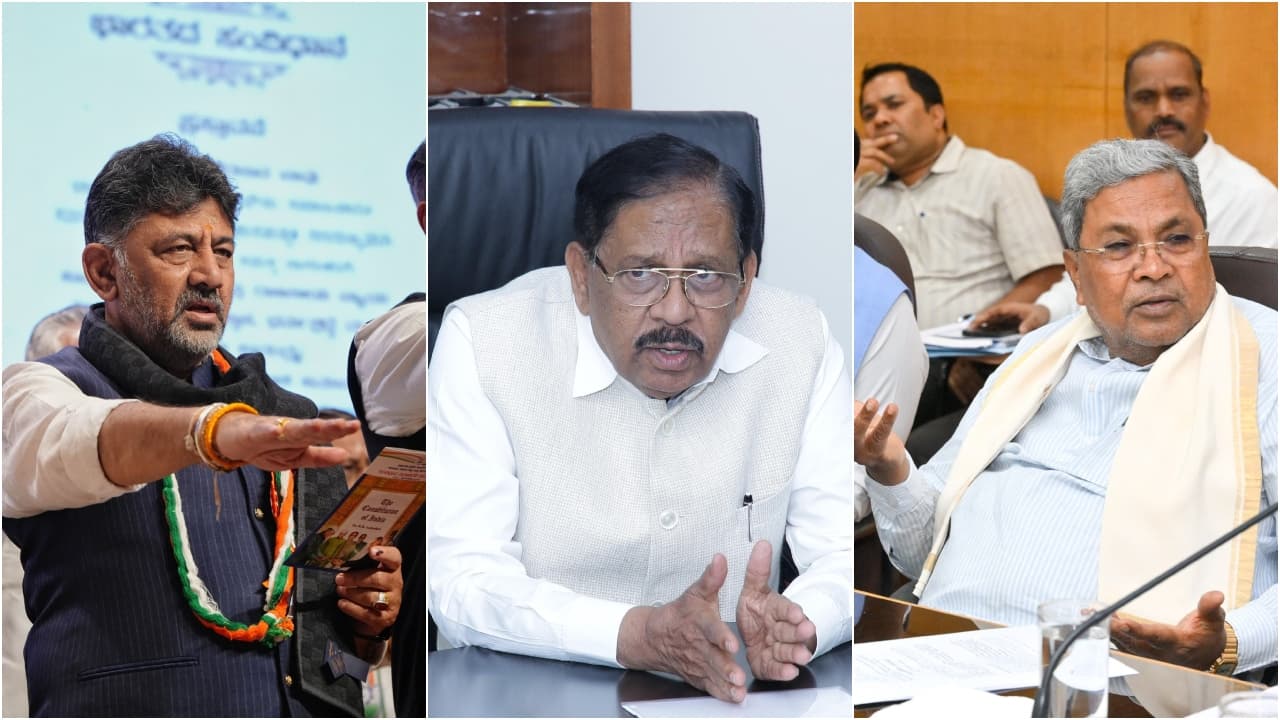 dk shivakumar siddaramaiah parameshwara