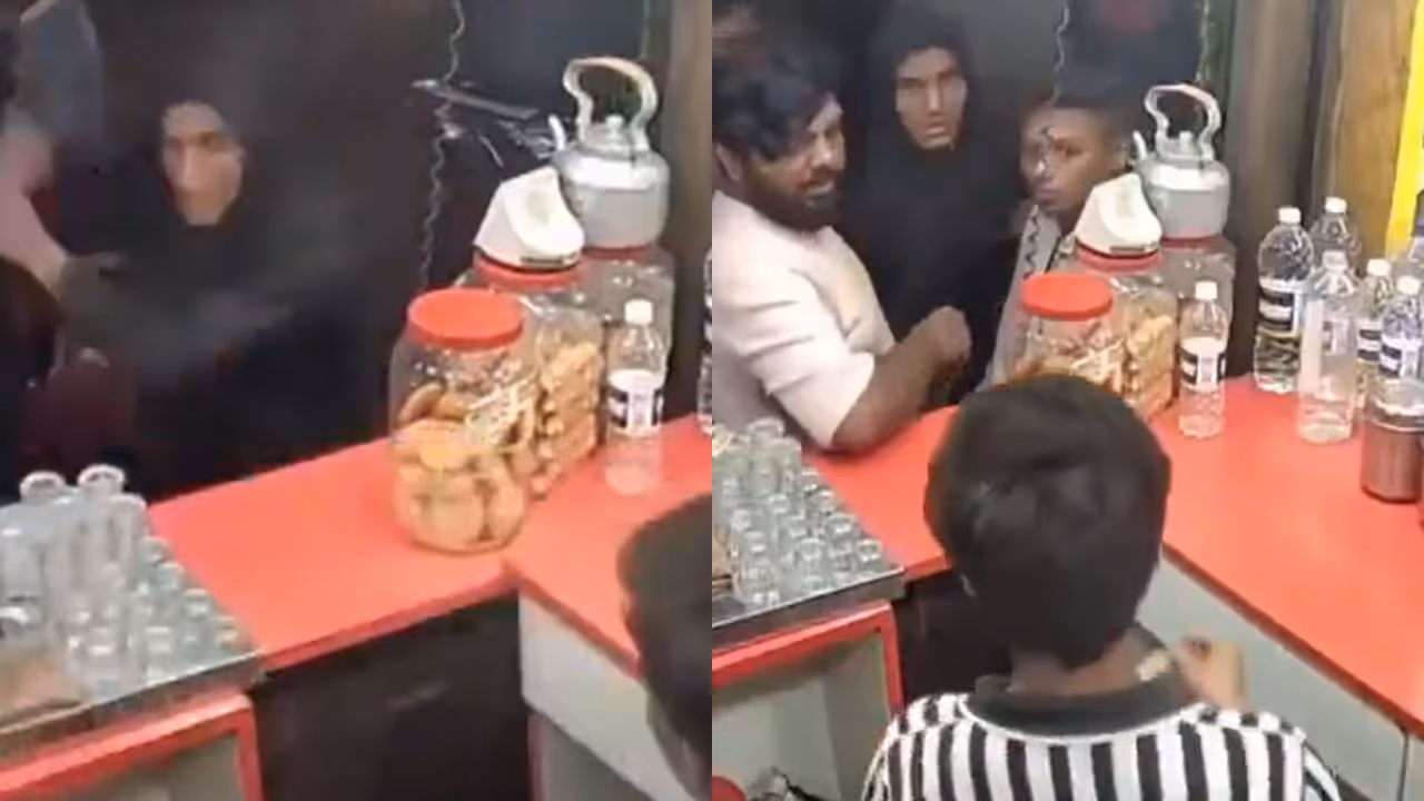 CCTV captures Koyta gang vandalising a paan shop in Viman Nagar, Pune CCTV captures Koyta gang vandalising a paan shop in Viman Nagar, Pune