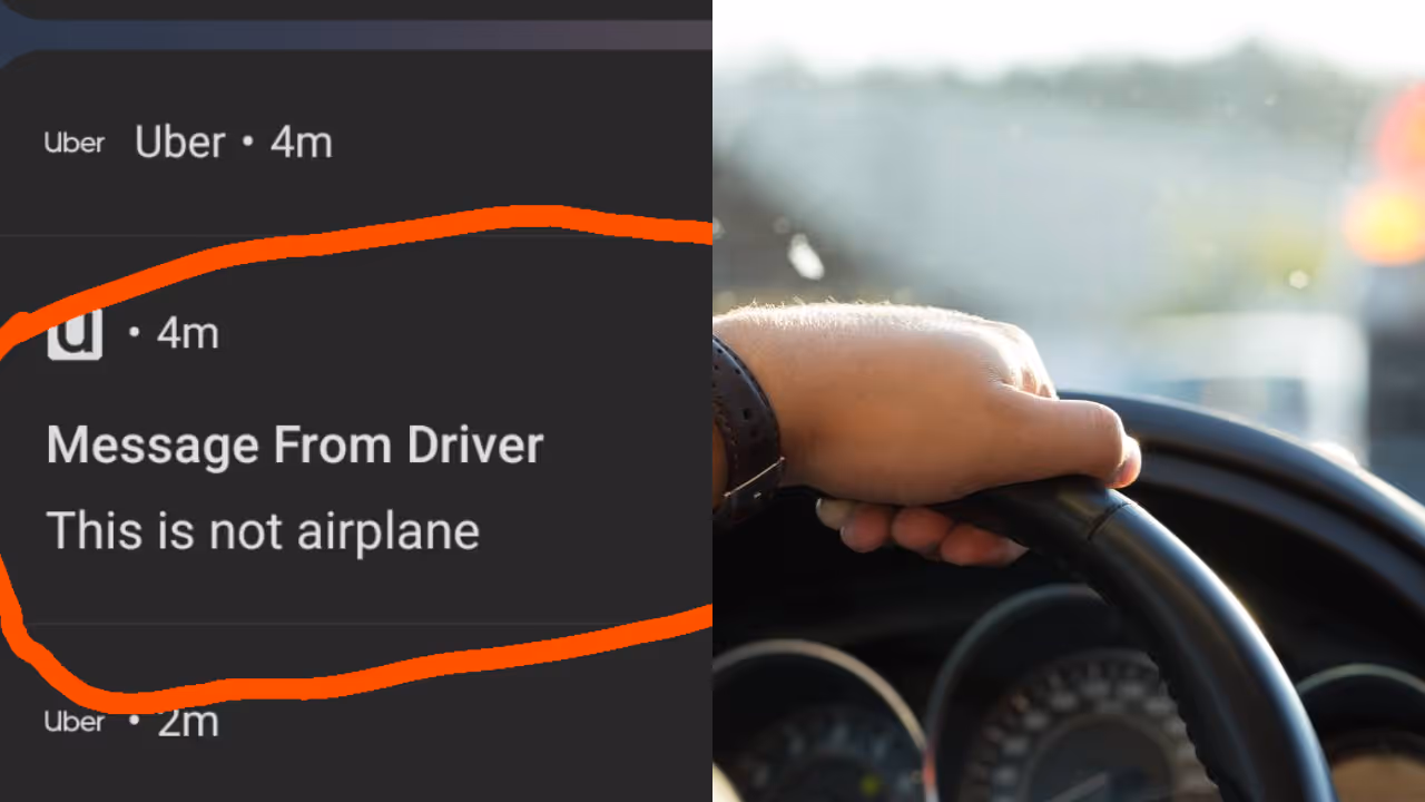 Bengaluru cab message goes viral after driver cancels the trip Bengaluru cab message goes viral after driver cancels the trip