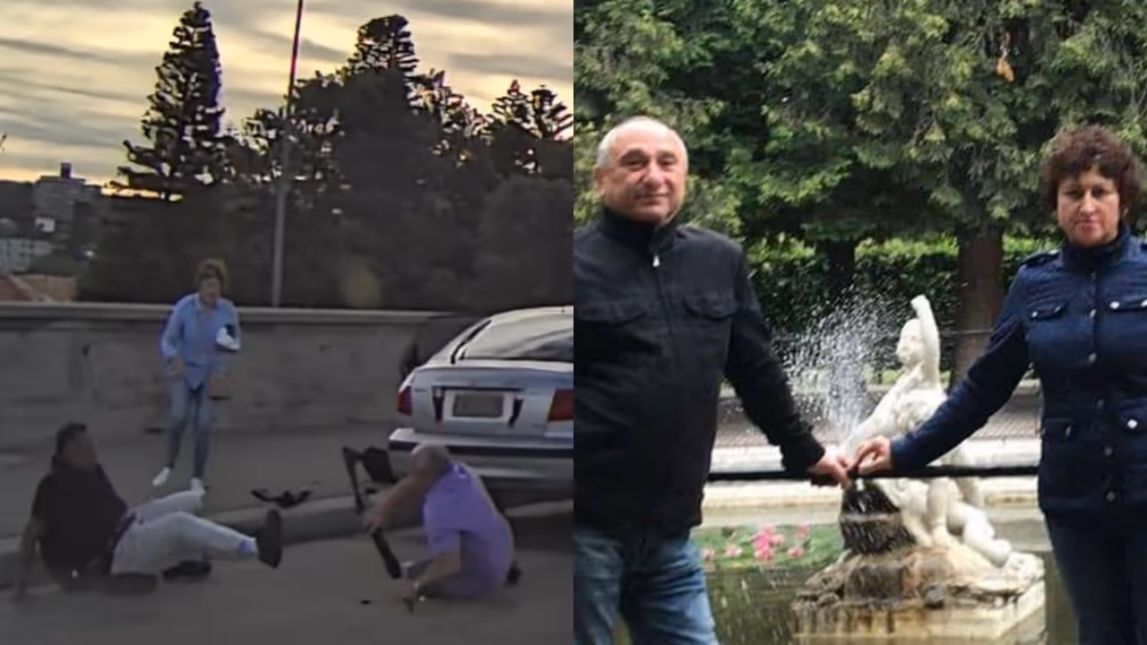 Dashcam captures couple confronting gunman during Bondi Beach attack Dashcam captures couple confronting gunman during Bondi Beach attack