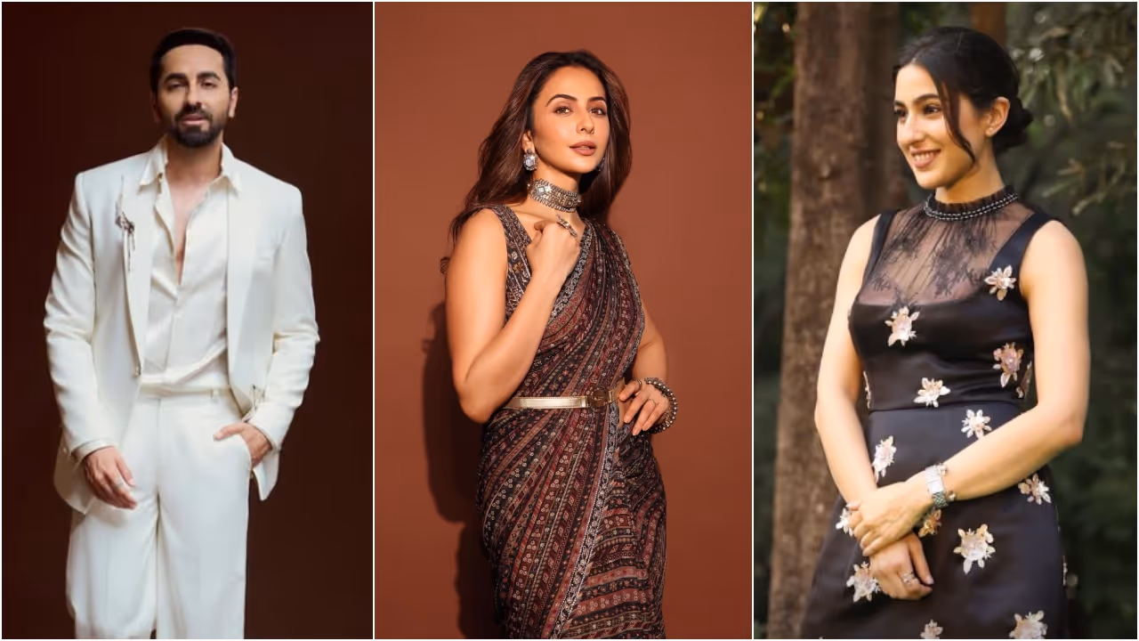 Sara Ali Khan Ayushmann Khurrana Rakul Preet Singh Sara Ali Khan Ayushmann Khurrana Rakul Preet Singh