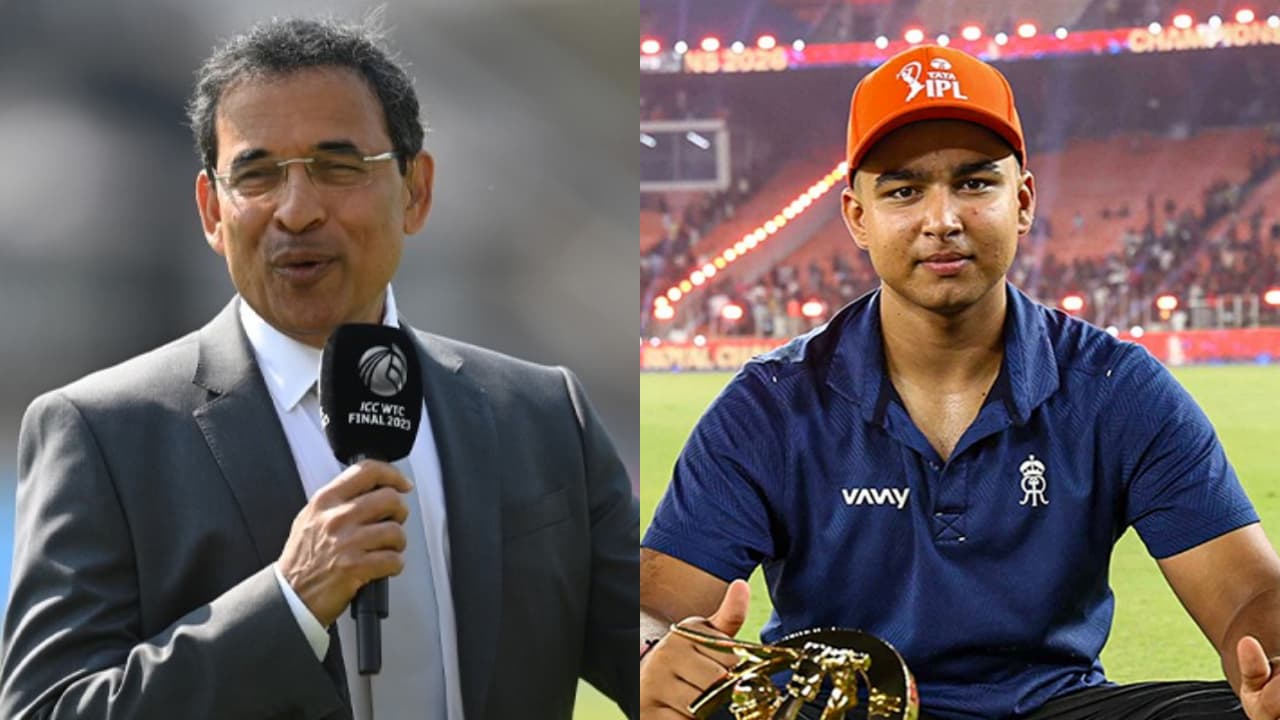 Harsha Bhogle and Vaibhav Sooryavanshi Harsha Bhogle and Vaibhav Sooryavanshi