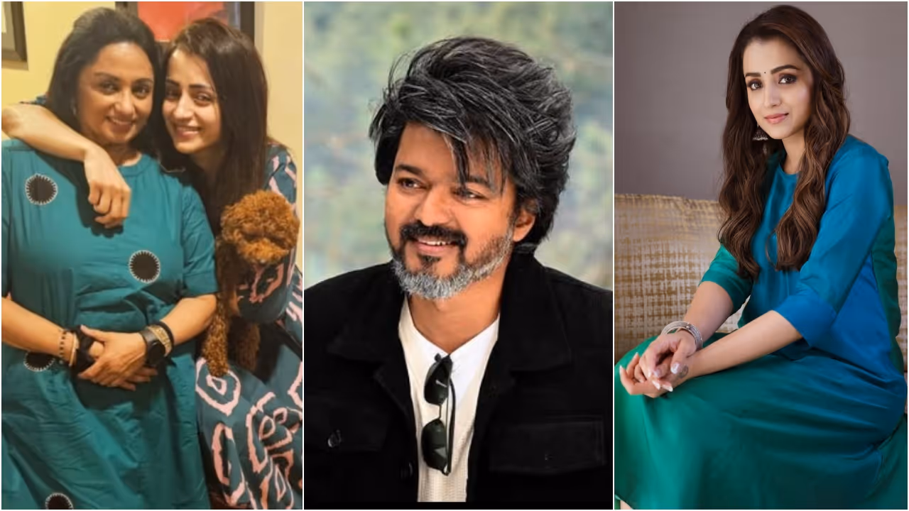 Trisha Krishan Uma Krishnan Thalapathy Vijay Trisha Krishan Uma Krishnan Thalapathy Vijay