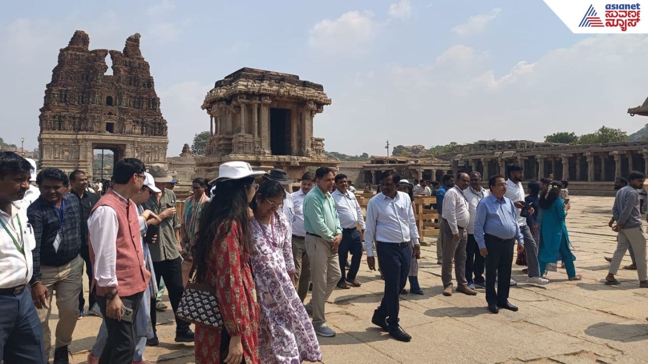 UNESCO team visits Hampi UNESCO team visits Hampi