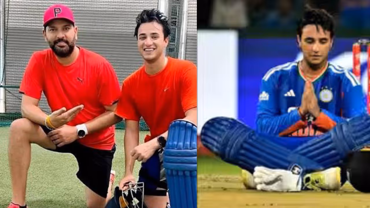 Yuvraj Singh Abhishek Sharma Yuvraj Singh Abhishek Sharma