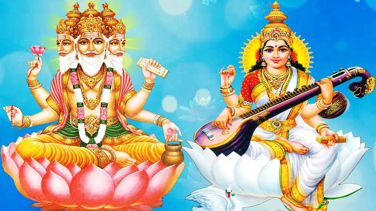 brahma and saraswati 