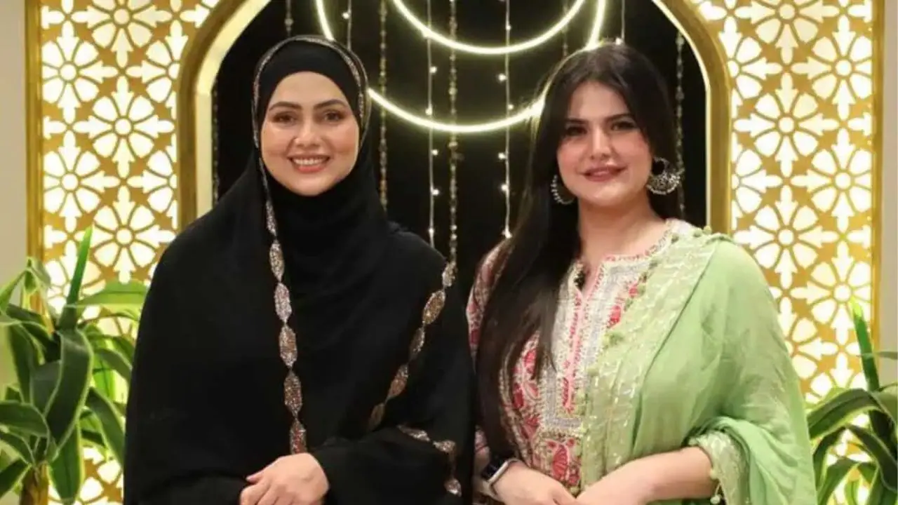 Zareen Khan and Sana Khan Zareen Khan and Sana Khan