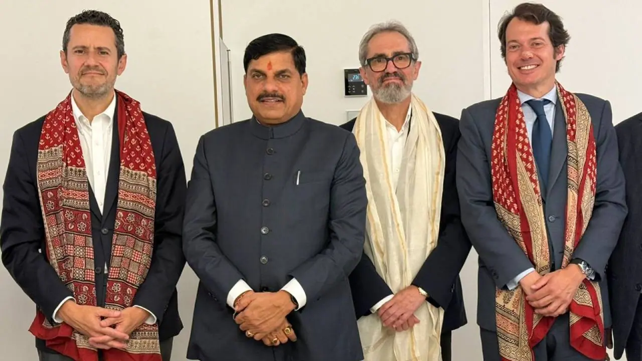 Mohan Yadav spain visit meet global textile and fashion sector giants Mohan Yadav spain visit meet global textile and fashion sector giants