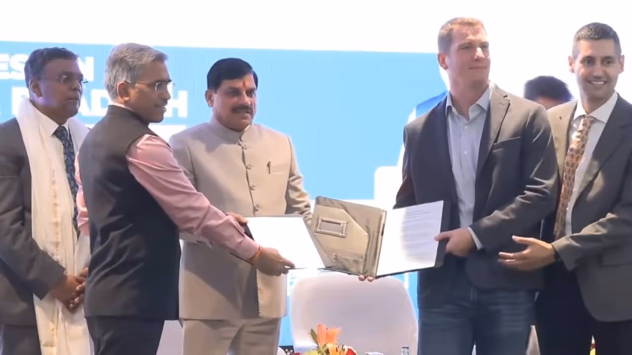 Mohan Yadav in Barcelona sign MoU with tech giant Submar