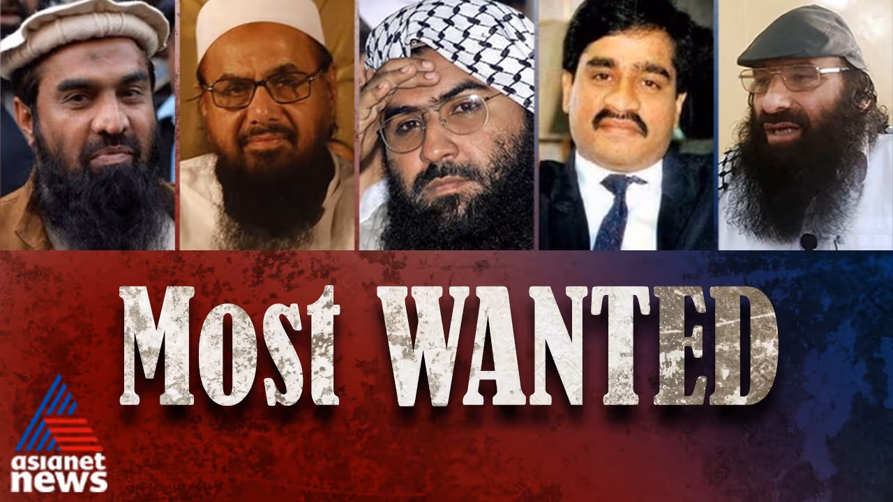 wost wanted terrorists from Pakistan
