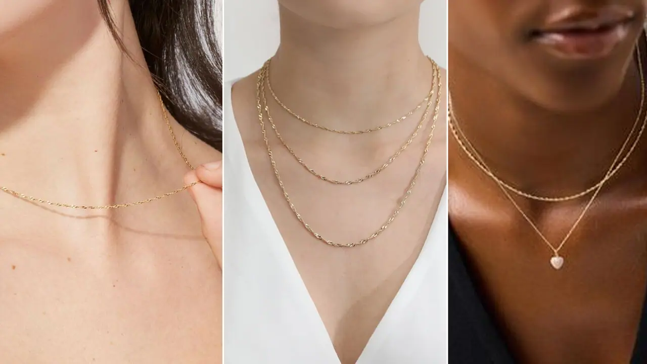 Gold Chain Sleek Design for Female Gold Chain Sleek Design for Female