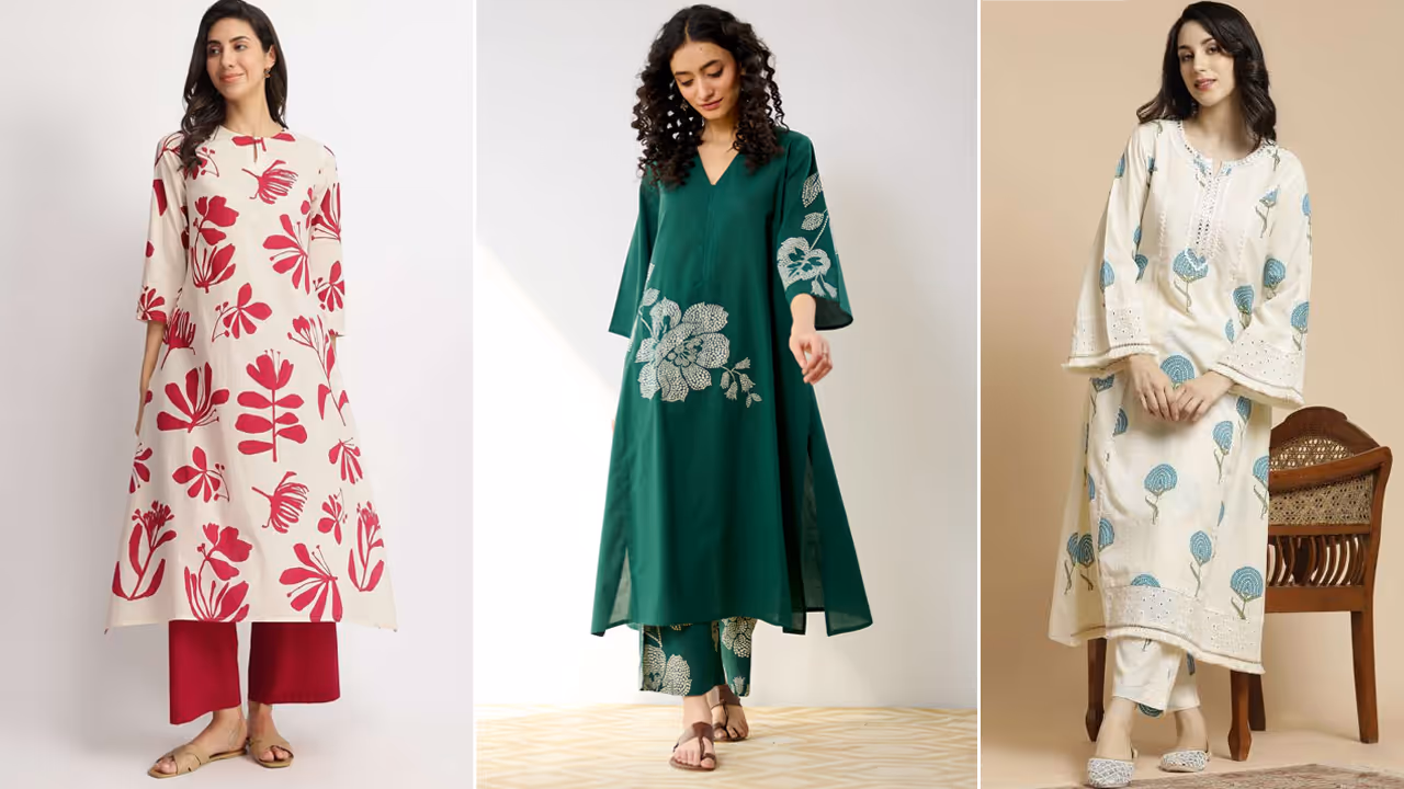 Trendy Designer Co ord Kurta Pant Sets Under 999 Trendy Designer Co ord Kurta Pant Sets Under 999