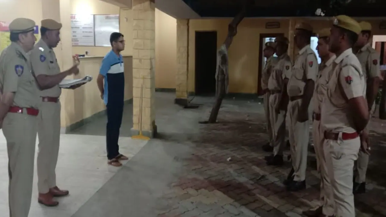 Rajasthan DCP surprise visit Rajasthan DCP surprise visit