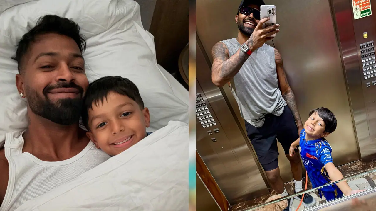 Hardik Pandya Son Agastya Viral Video Hardik Pandya Son Agastya Viral Video